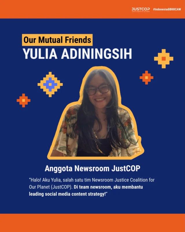 Penasaran nggak sih, kok bisa ya akun @justcop__ update banget ini? Siapa sih orang di balik akun JustCOP?🤔

Kenalan dulu yuk dengan Kak @yuliaadi (atau jangan-jangan udah ada mutual friends-nya di sini?) social media content strategy lead di JustCOP! 

Kali ini, kita berkesempatan untuk tanya-tanya Kak Yulia terkait pengalamannya menjalankan sosial media JustCOP: gimana proses dan persiapannya? Ada nggak kisah menarik?

Mari kita berkenalan!
#JustCOP
#IndonesiadiBKKCAW